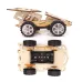 Wooden 4WD Racing Car Model Assembly Kit DIY Children's Science Experiment Education Puzzle Toy Student Technology Small Production