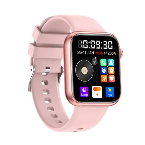 SENBONO M100 1.85-inch HD Screen 512MB Memory Video Dial DIY bluetooth Call Heart Rate Blood Oxygen Monitor Sleep Monitoring Multi-sport Modes IP68 Waterproof Smart Watch