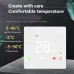 K6H Tuya WiFi Smart Thermostat LED Touch Screen Electric Floor Heating TRV Water Gas Boiler Temperature Voice Remote Controller with Alexa Google Home
