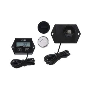 Digital Tachometer Engine Tach Hour Meter Tachometer Gauge Engine RPM LCD Display For Car Motorcycle Stroke Engine Boat ATV Motocycle