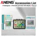ANENG AP01 Hygrometer Clock Calendar Snooze Mode LCD Display Temperature Range -10~50C Humidity Range 10~99% Hourly Reminder Battery Operated for Home Office