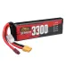 ZOP Power 2S 7.4V 3300mAh 120C 17.09Wh LiPo Battery XT60 Plug for RC Car