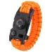 Multi-Functional Survival Paracord Bracelet with Fire-Stone High Precision Mini Compass and Survival Whistle Everyday Wear with Outdoor Identity 3.2m 7-Core Portable for Wilderness Survival Emergency