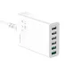 BlitzWolf BW-S15 60W 6-Ports USB Charger Dual QC3.0 Desktop Charging Station Smart Charger EU Plug Adapter