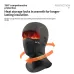 ROCKBROCycling Headwear Warm Windproof Head Mask Neck Cover High Elastic Comfy Bicycle Headgear for MTB Motorcycles E-Bike Helmet liner