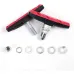 1 Pair Rubber Brake Pads Safety Grippy 2 Colour MTB Road Bike Parts for Cycling