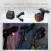 Wind&Moon WT09Smart USB Rechargeable Waterproof LEBike Rear Light with Smart Brake Sensing for Night Cycling and MTB