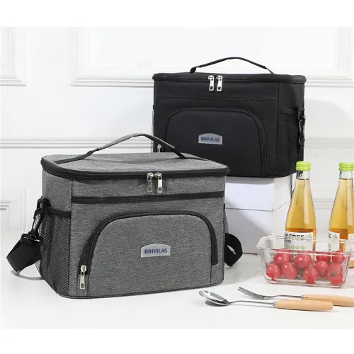 IPRee Portable Thermal Oxford Cloth Picnic Cooler with Shoulder Strap, Waterproof, Heat and Cold Preservation, Ideal for Outdoor Camping