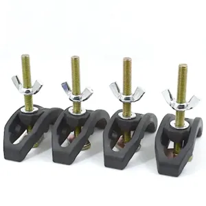 6PCS CNC Arcuate Press Plate Clamps Engraving Machine T Track Hold Down Clamps Fixture Fastening Platen Router Woodworking Accessories for Milling Machine