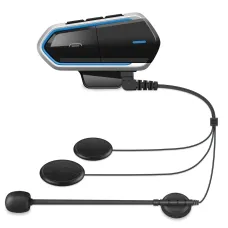 QTB35 Motorcycle Bluetooth Helmet Headset Wireless Music Headphone Over-ear Stereo Headset V5.0 Waterproof