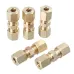 3/16 Inch OD Brass Compression Pipe fitting Connector Union Straight