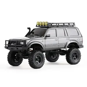 FMS FCX18 RTR 1/18 2.4G 4WD RC Car for TOYOTA Land Cruiser LC80 Rock Crawler Off-road Climbing Vehicle LED Lights Two Speed Models