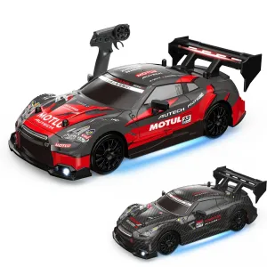 ENOZE 8800 8801 8802 RTR 1/24 2.4G 4WD 30km/h Drift RC Car GTR Support APP Control Full Proportional High Speed Racing LED Light On-Road Vehicles Models Toys