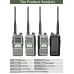 BaoFeng UV-13 PRO V2 Powerful Dual Band Walkie Talkie Type-C Charger 16KM Long Range UV13 Pro Transceiver Ham Two Way Radio