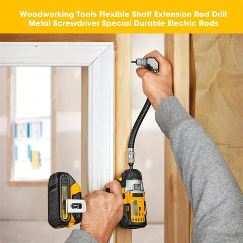 Right Angle Flex Shaft Drill Extension Attachment 90 Degree Adjustable Flexible Bits Screwdriver Adapter Woodworking Tools