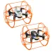 YLR/C S166 Removable 2 Batteries Design Climb Wall Flat Running AIR Flying Modes with Gradient Lighting 360 Stunt Roll Grid Full Protection Child Gift RC Toys Drone Quadcopter RTF