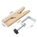 Bench Pin Clamp C Clamp Mount On Bench Table Jewelry Tool Hardwood 9x2 Inches for Sawing Drilling Filing Workbench