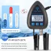 Tuya WiFi Bluetooth 5 in 1 Water Quality Monitor PH EC SALT SG Temperature Multi Function Water Analyzer APP Control for Aquarium Aquaculture Hydroponics Swimming Pool