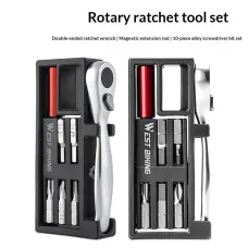 WESBIKING Bicycle Repair Tools Kit Multifunctional MTB Road Bike Tool Kit Portable Hexagonal Wrench Screwdriver Bit Tools