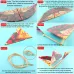 46cm Rubber Band Power DIY Bird Flying Toy Wingspan Aircraft Model Plane Toy