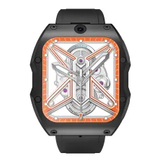 Rogbid Model X 2.1 inch HD 400*454 Pixels 4G LTE 4GB+128GB GPS 13MP+5MP Dual Camera IP68 Waterproof Face Unlock Ceramic Smart Watch Phone