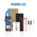 FUYI FY219 Digital Clamp Meter True RMS Multimeter 600A AC DC Current Voltage Inrush Current Test High Precision Auto Range Electrical Tester