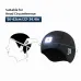 XANEKnitted Bike Warm Hat Removeable LELight 3 Modes Brightness 200mAh Battery USB Chargeable Portable Flashlight for Cycling Fishing Hiking Camping Running