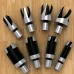8 Pcs Carbon Steel Wood Plug Cutter Set Woodworking Drill Bits Round Shank Straight and Tapered Taper Cutting Tool