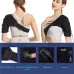 IPRee Portable Shoulder Support Heat Pad Adjustable 3-Level Settings Heating Electric Shoulder Wrap Heating Shoulder Support Belt for Men Women