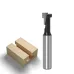 Drillpro 8mm Shank T-Slot Keyhole Cutter Wood Router Bit Carbide Cutter For Wood Hex Bolt T-Track Slotting Milling Cutters