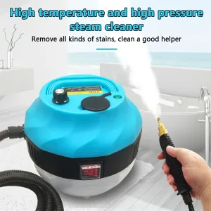 US Direct Handheld 2500W High Temp Steam Cleaner High Pressure Cleaning Machine for Household Kitchen or Air Conditioner Kitchen Hood