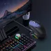 HXSJ T10 Three-mode Wireless Gaming Mouse with RGB Charging Dock S205 Sensor 12000DPI 1KHz Report Rate 58g Lightweight 6-Keys Programmable Gamer Mice for PC Laptop Computer