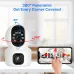 Hiseeu FH3C 2MP+2MP 1080P WiFi Baby Monitor PTZ 4MP Dual Lens  Dual Screen Camera Indoor AI Tracking Motion Detection Video Surveillance Cameras Security Smart Home Alexa