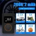 XANE150PSPortable Mini Smart Electric Inflator Pump 2000*2 mAh Digital Display USB Charging LELight Multifunctional Tire Inflation Pump for Car Motorbike Bicycle Balls