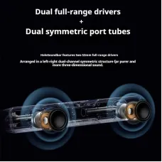 Claison Desktop Computer Soundbar Wired bluetooth 5.4 Speaker RGB Lighting Dual 52mm Full-frequency Coil Unit Deep Bass Built-in HD Microphone USB Wired Subwoofer Speaker