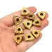 Drillpro 10pcs WNMG080404 Carbide Insert For Threading Lathe Turning Tool Holder