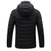 TENGOO HJ-09B Heated Jacket 9 Areas Dual Control Zones USB Charging Winter Warm Outdoor Electric Heating Jackets