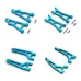 8pcs Upgrade Parts For MJX H16 16207 16208 16209 16210 Metal Front and Rear Upper Lower Suspension Arm Set 1/16 RC Car