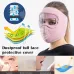XANEFall Winter Warm Cycling Full Face Mask Windproof Anti-dust Breathable Skiing Masks Shield Face Cover With HAnti-fog Goggles for Men Women