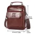 BULLCAPTAIN Classical Men's Genuine Leather Shoulder Bag Retro Business Casual Crossbody Bag Male Large Capacity Handbag Bag
