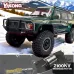 YIKONG YK4107 PRO 1/10 2.4G 4WD Brushless RC Car Tank Turn Rock Crawler Two Speed Differential Lock New LCG Chassis Hobbwing Power Metal Gears Oil Filled Shocks LED Lights Monster Off-Road Pickup Climbing Truck Vehicles Models Toys
