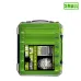 SAMOLLA 10 Compartments Small Double Fishing Tackle Box Portable Handle Lure Baits Container Y-slot Storage Organizer