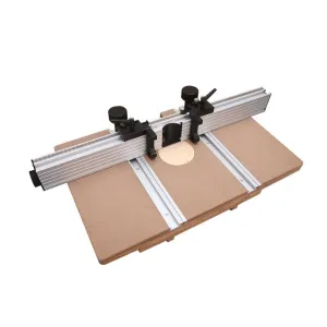 ENJOYWOOD Drill Press Table Fence Aluminum Alloy 715mm 920mm Dust Collection Efficient Woodworking Positioning Tool
