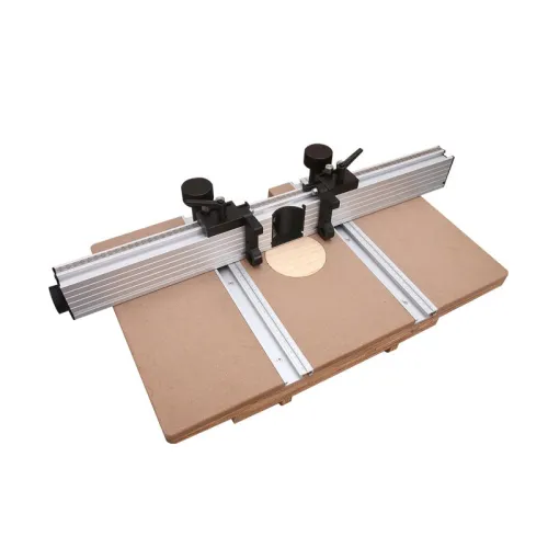 ENJOYWOOD Drill Press Table Fence Aluminum Alloy 715mm 920mm Dust Collection Efficient Woodworking Positioning Tool
