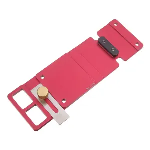 Aluminum Alloy Track Saw Square Woodworking 90 Degree Angle Stop Positioning Limiting Clamp for Electric Circular Saw Guide Rail