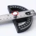 Woodworking Edge Ruler Protractor Angle Gauge Measure Carpenter Tool