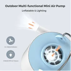 FLEXTAILGEATiny and Portable Air Pump Ultra-Mini Pump with 1300mAh Battery USB Rechargeable to Inflate Deflate for Paddle Board, Pool Floats, Air Bed, Air Mattress Swimming Ring, Vacuum Storage Bags