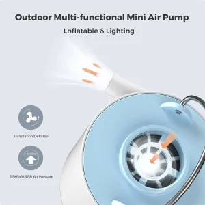 FLEXTAILGEATiny and Portable Air Pump Ultra-Mini Pump with 1300mAh Battery USB Rechargeable to Inflate Deflate for Paddle Board, Pool Floats, Air Bed, Air Mattress Swimming Ring, Vacuum Storage Bags