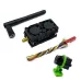 High Power Adjustable Max 5.5W VTX 5.8G FPV Transmitter with 1200TVL Analog Camera  200mW/500mW/1W/5.5W,  48CH, Dual Cooling Fans, 7-36V, Supports SmartAudio/TBS, Long-Distance Transmission for FPV Racing Drones, RC Airplanes & Fixed Wings