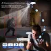 Hiseeu WK-4HS03 3K 6MP 5X Digital Zoom Dual Lens WiFi Camera with 10CH NVR Security Camera System Kit Full Color Night Vision Human Detection APP Remote Viewing P2P Video CCTV Surveillance Outdoor Camera System IP66 Waterproof